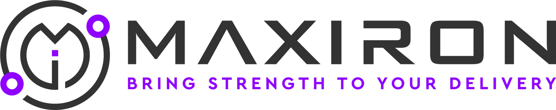 MaxIron logo on a light background