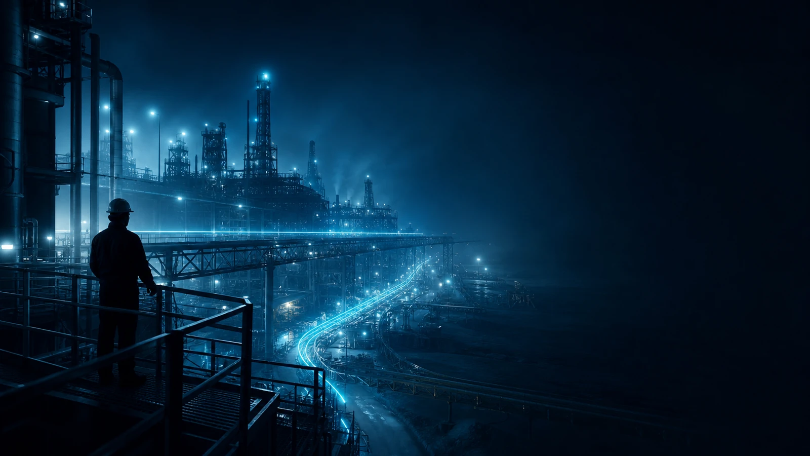 Asset operations and analytics environment representing Enterprise AI in asset management