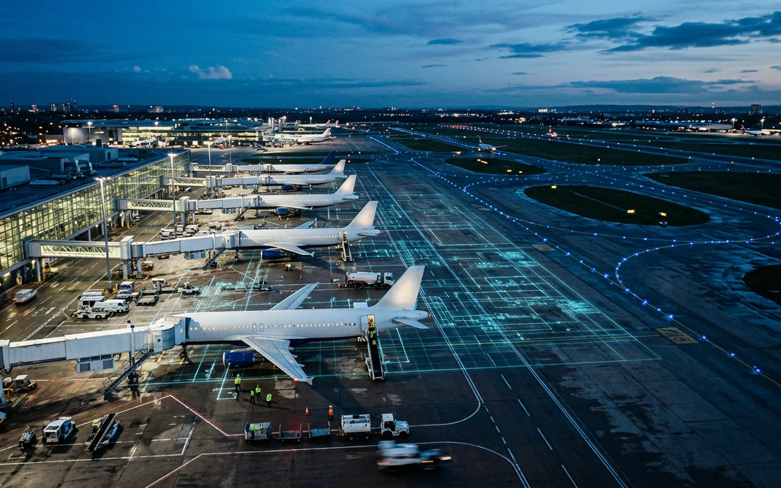 IBM MAS for terminal and airside operations at a UK regional airport — case study cover image