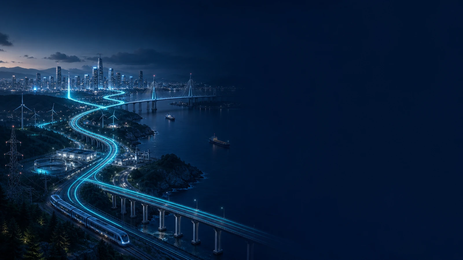 Strategic infrastructure view representing long-horizon asset stewardship