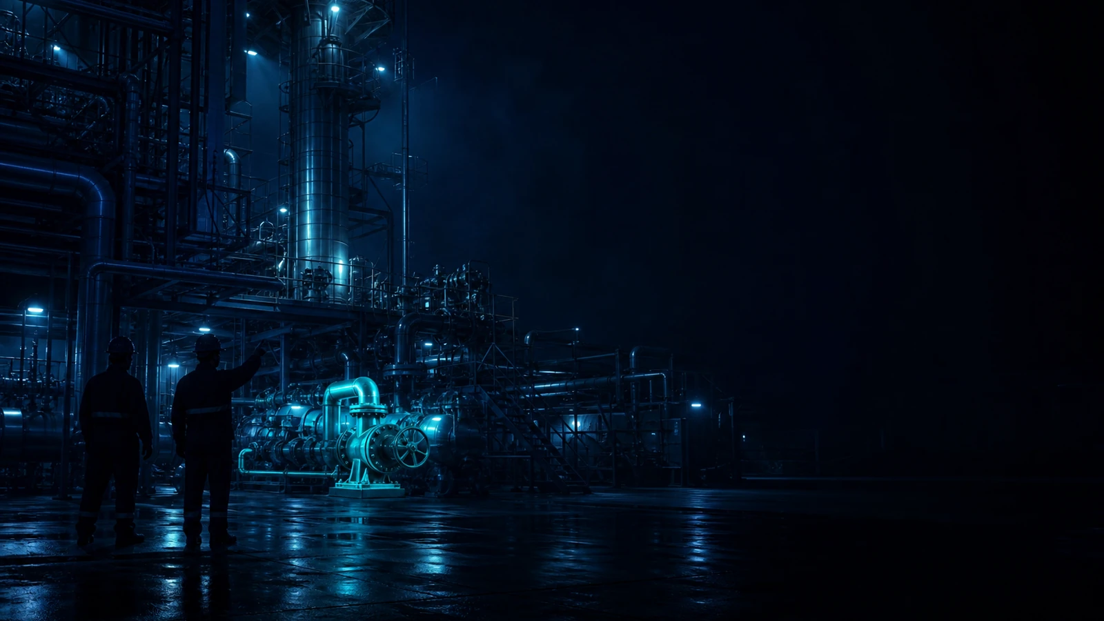Industrial maintenance leadership scene with focused intervention priorities