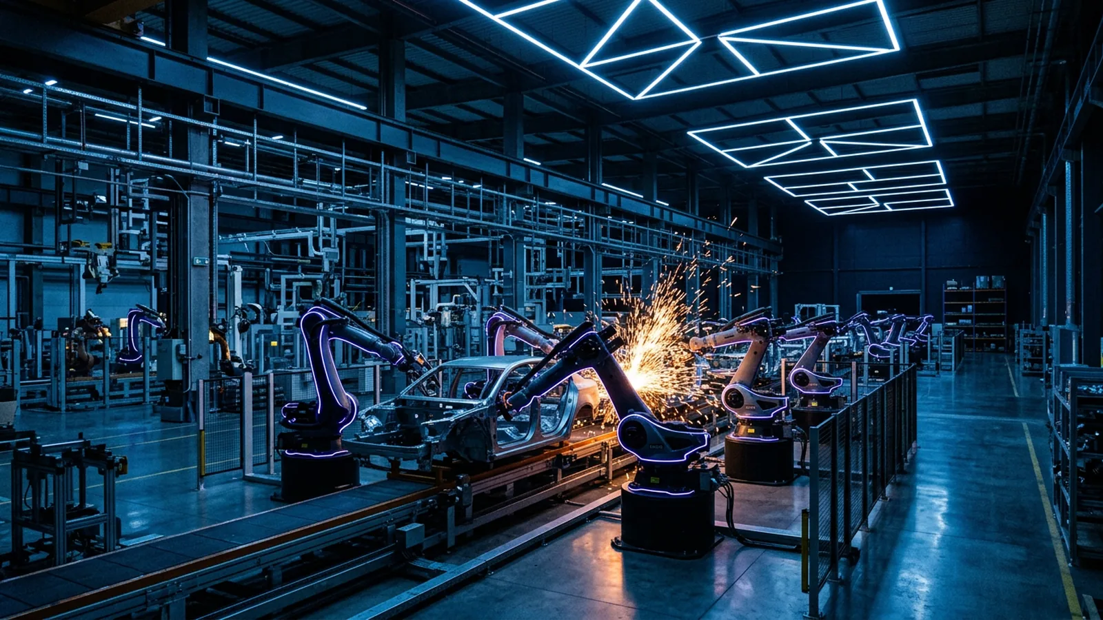 Manufacturing hero illustration